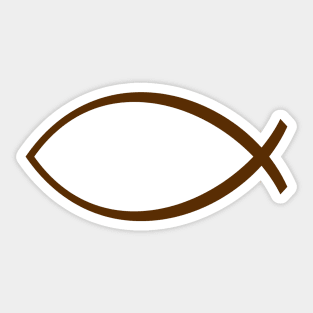 Jesus Fish (Ichthys) Sticker